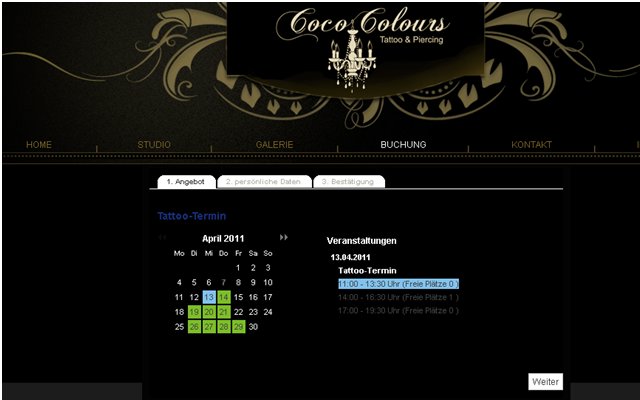 Termine sichern Coco Colours